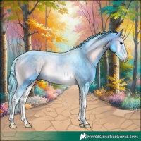 Horse Color:Watercolor Brown Onyx Tobiano