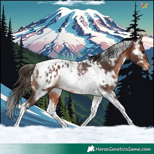 Horse Color:White Spotted Bay Tobiano Appaloosa Rabicano 