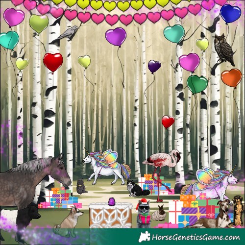 Horse Color:Platinum Silver Brown 