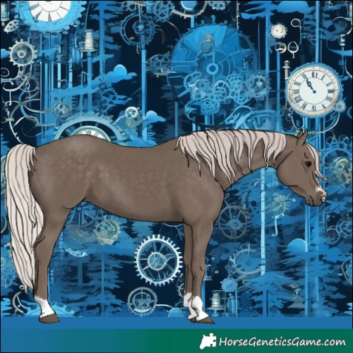 Horse Color:Silver Black