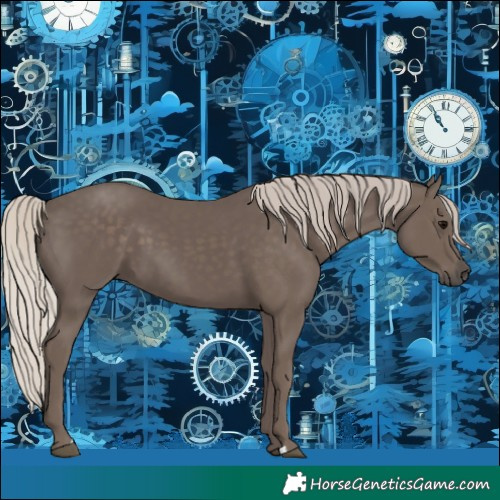 Horse Color:Silver Black