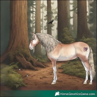 Horse Color:Gold Champagne Onyx