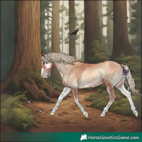 Horse Color:Gold Champagne Onyx
