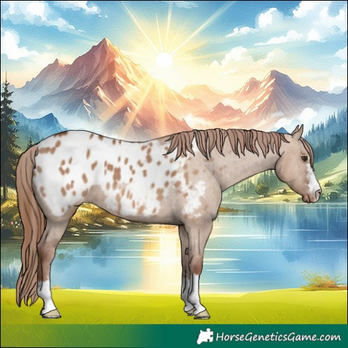 Horse Color:Red Dun Appaloosa
