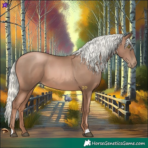 Horse Color:Liver Chestnut Pearl Mushroom