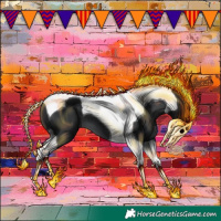Horse Color:Black Tobiano