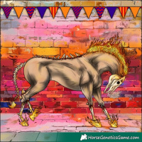 Horse Color:Gold Champagne 