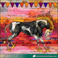 Horse Color:Black Tobiano