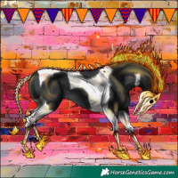 Horse Color:Black Tobiano