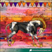 Horse Color:Black Tobiano 