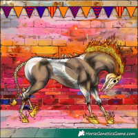 Horse Color:Classic Champagne Tobiano 