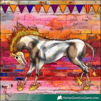 Horse Color:Classic Champagne Tobiano 