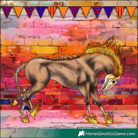 Horse Color:Gold Champagne 