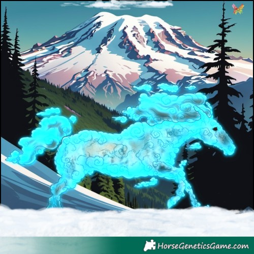 Horse Color:Void Thunderstruck White Spotted Bay Onyx Appaloosa