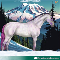 Horse Color:Watercolor Plaid Brown Roan Tobiano