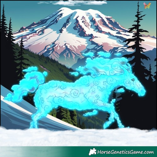 Horse Color:Thunderstruck Bay Onyx Splash Tobiano 