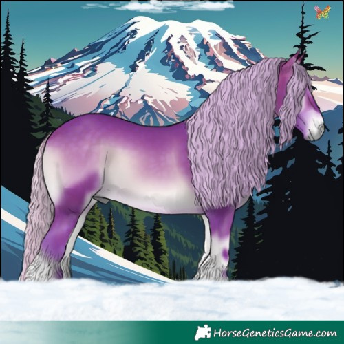 Horse Color:Watercolor Silver Brown Onyx