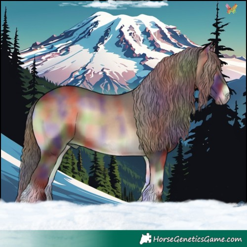 Horse Color:Nacre Liver Red Onyx