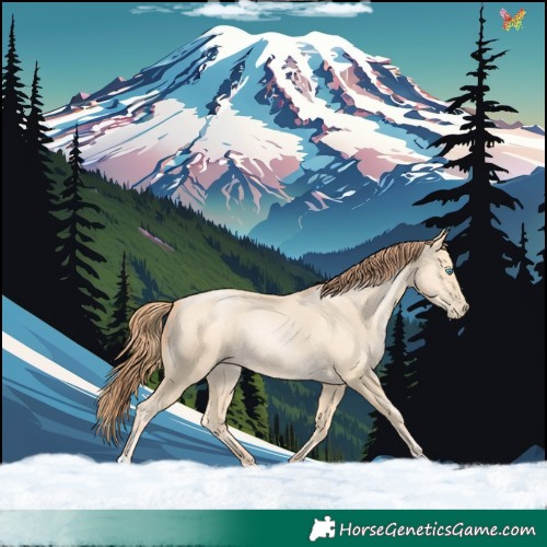 Horse Color:Amber Cream Champagne Pearl 