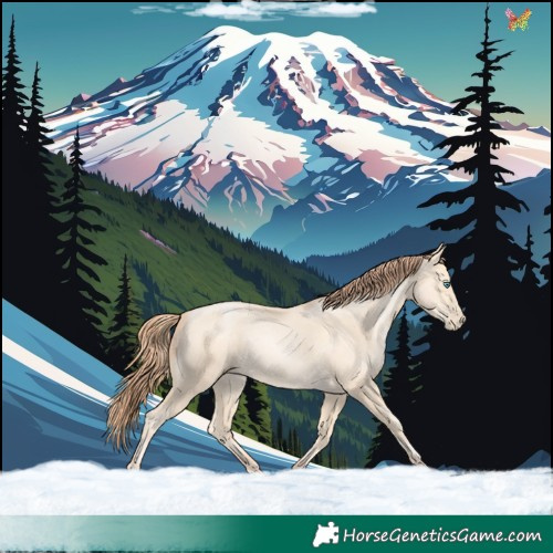 Horse Color:Amber Cream Champagne Pearl 