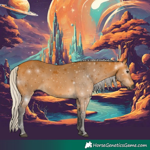 Horse Color:Gray Silver Buckskin 