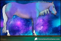 Horse Color:Watercolor Silver Bay