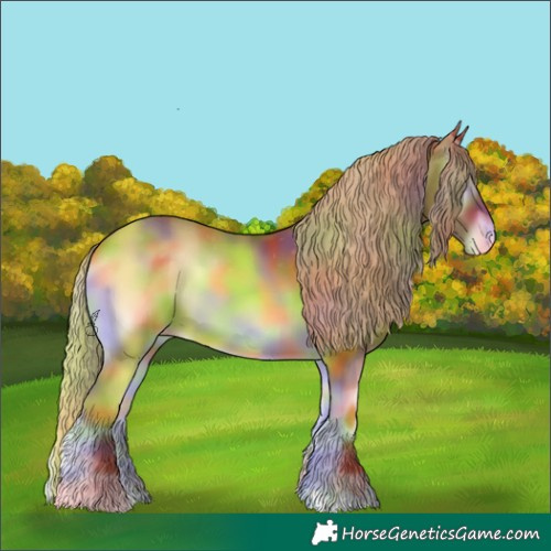 Horse Color:Nacre Red Onyx Varnish 