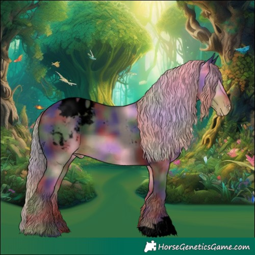 Horse Color:Void Nacre Liver Chestnut Appaloosa