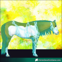 Horse Color:Thunderstruck Watercolor Bay Frame 