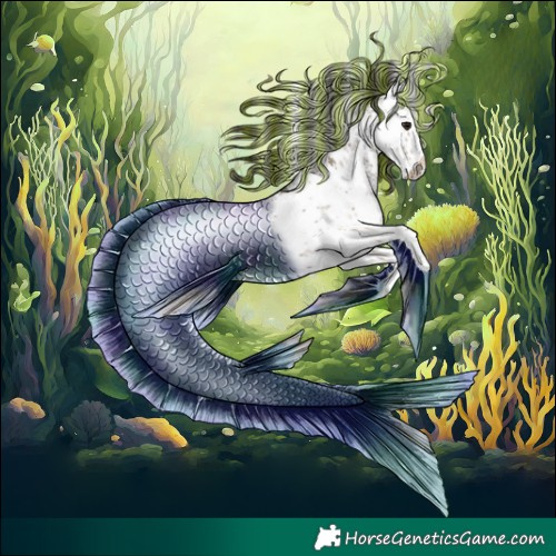 Horse Color:Painted White Spotted Classic Champagne Sabino