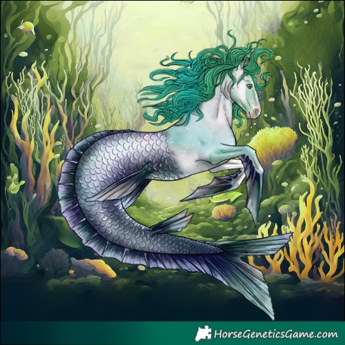 Horse Color:Watercolor Classic Champagne Chinchilla Onyx Sabino 