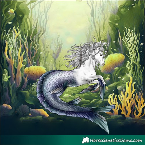 Horse Color:White Spotted Classic Champagne Sabino