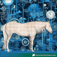 Horse Color:Plaid Cremello Ice