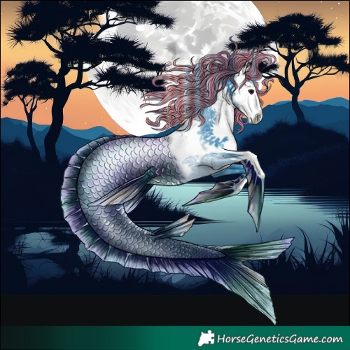 Horse Color:Painted Watercolor White Spotted Black 