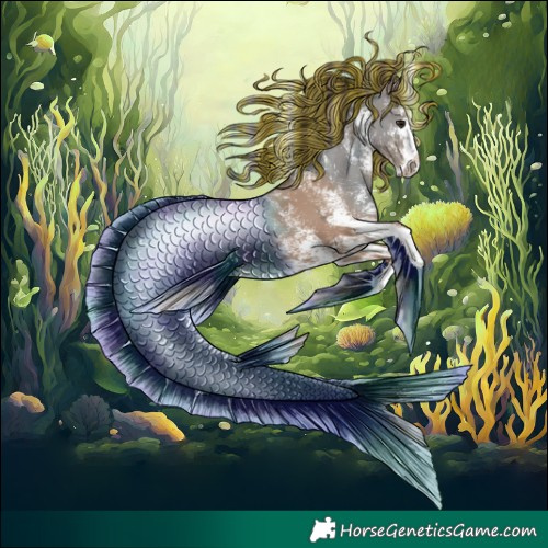 Horse Color:Powder White Painted White Spotted Classic Champagne 