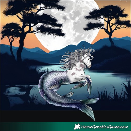 Horse Color:Watercolor White Spotted Grullo 