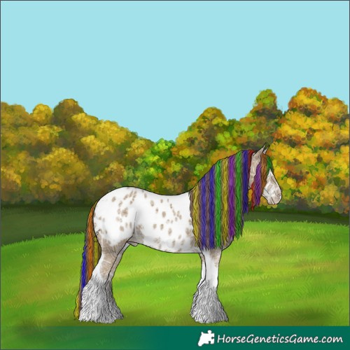 Horse Color:Painted Classic Cream Champagne Ice Tobiano Blanket 