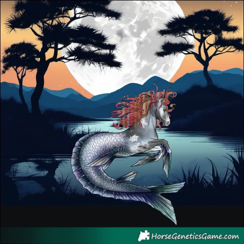 Horse Color:Powder White Painted Silver Blue Onyx Chinchilla Ice 