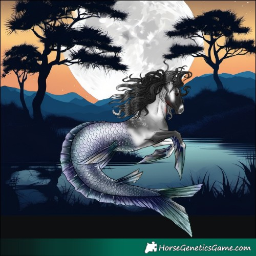 Horse Color:Powder White Gray Blue Onyx Chinchilla Tobiano