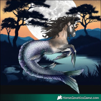 Horse Color:Blue Onyx Chinchilla Rabicano 