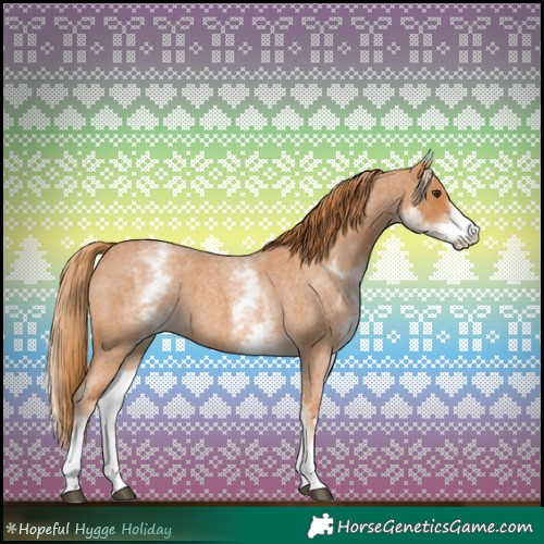 Horse Color:White Spotted Red Roan