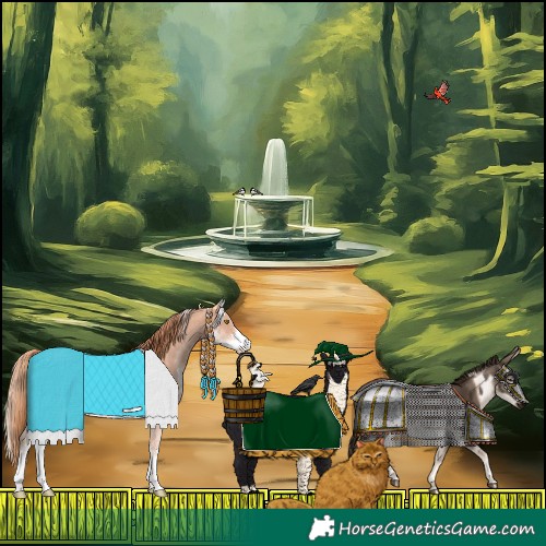 Horse Color:White Spotted Gold Champagne Sabino 