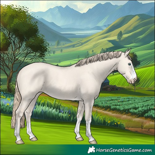 Horse Color:Perlino Dun 
