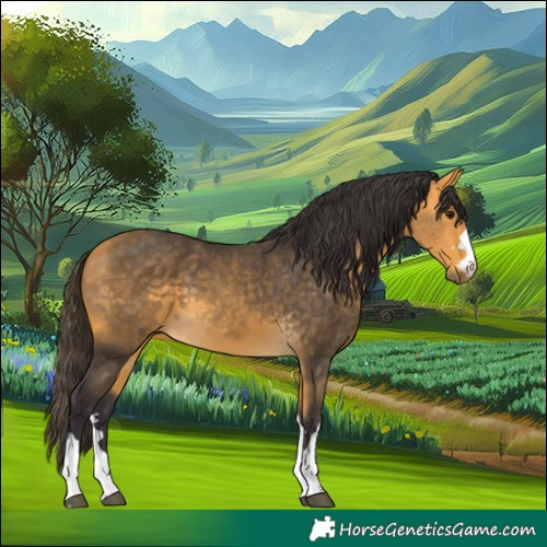 Horse Color:Buckskin 
