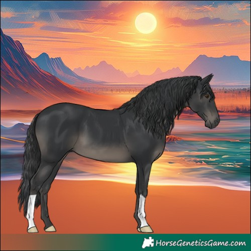 Horse Color:Black 