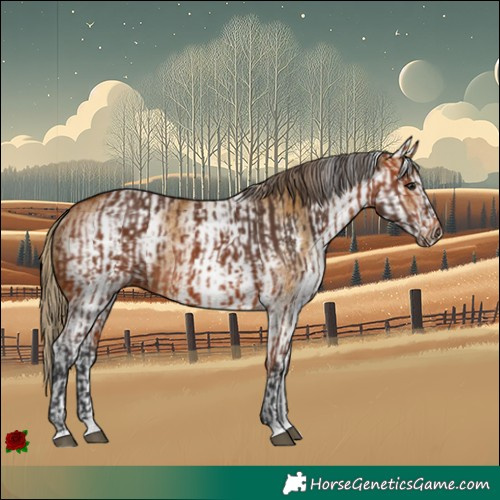 Horse Color:Bay Rabicano  and Gray White Spotted Red Dun Rabicano 