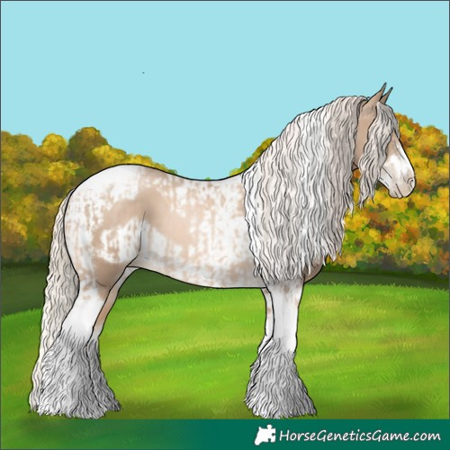 Horse Color:Chocolate Palomino Pearl Tobiano Frame  and Chocolate Palomino Pearl Tobiano Frame 