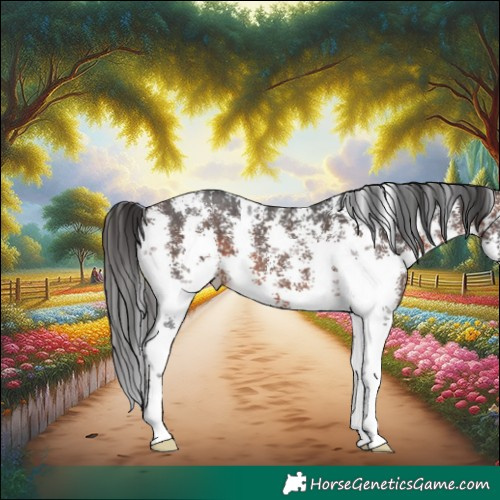 Horse Color:Brown Sabino Varnish