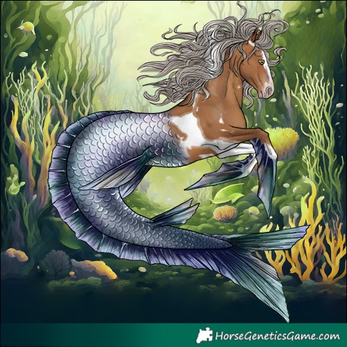 Horse Color:Gray White Spotted Silver Amber Champagne Splash Tobiano 