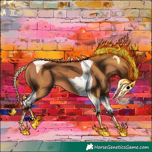 Horse Color:Chestnut Tobiano 